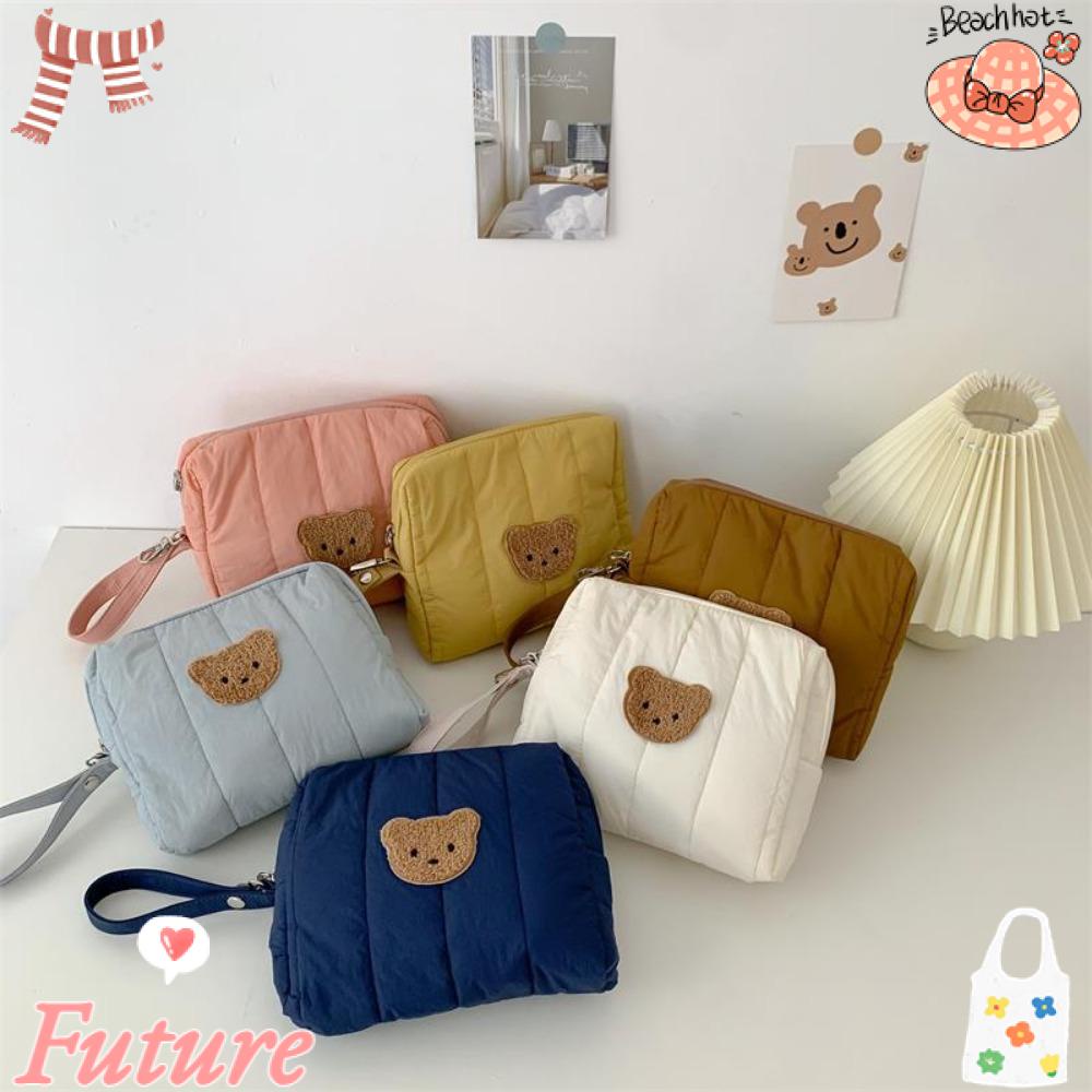 Túi Đựng Đồ Treo Xe Đẩy Em Bé Chất Liệu Polyester Họa Tiết Hoạt Hình Dễ Thương