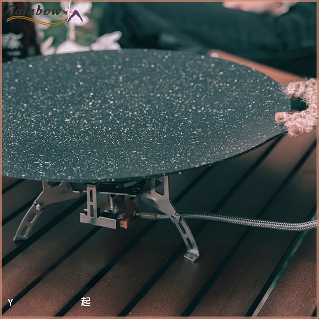 Chảo Nướng Tròn Dày Dặn Tiện Dụng Cho Hoạt Động Ngoài Trời