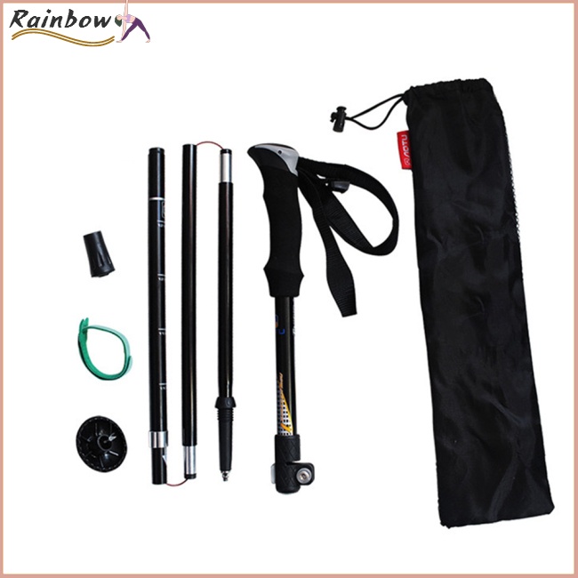 Gậy Leo Núi Bằng Hợp Kim Nhôm Siêu Nhẹ Tùy Chỉnh Tiện Dụng Mang Theo Du Lịch Cắm Trại