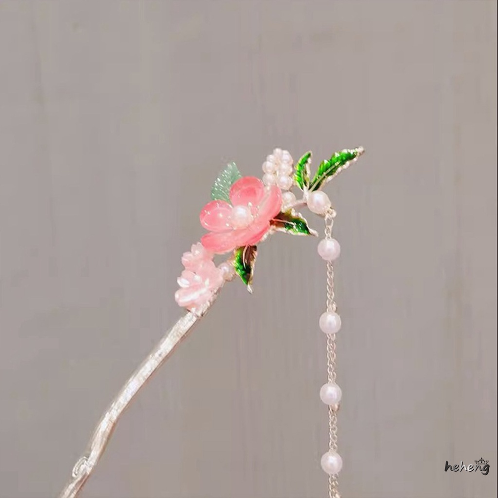 Đũa Hợp Kim Trang Trí Hoa Phong Cách Trung Quốc Cổ Điển