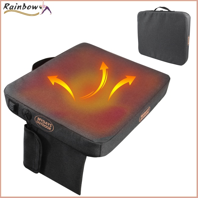 Đệm Ngồi Sưởi Ấm Thông Minh 3 Chế Độ Kèm Sạc Usb Tiện Dụng Cho Văn Phòng / Công Viên / Cắm Trại