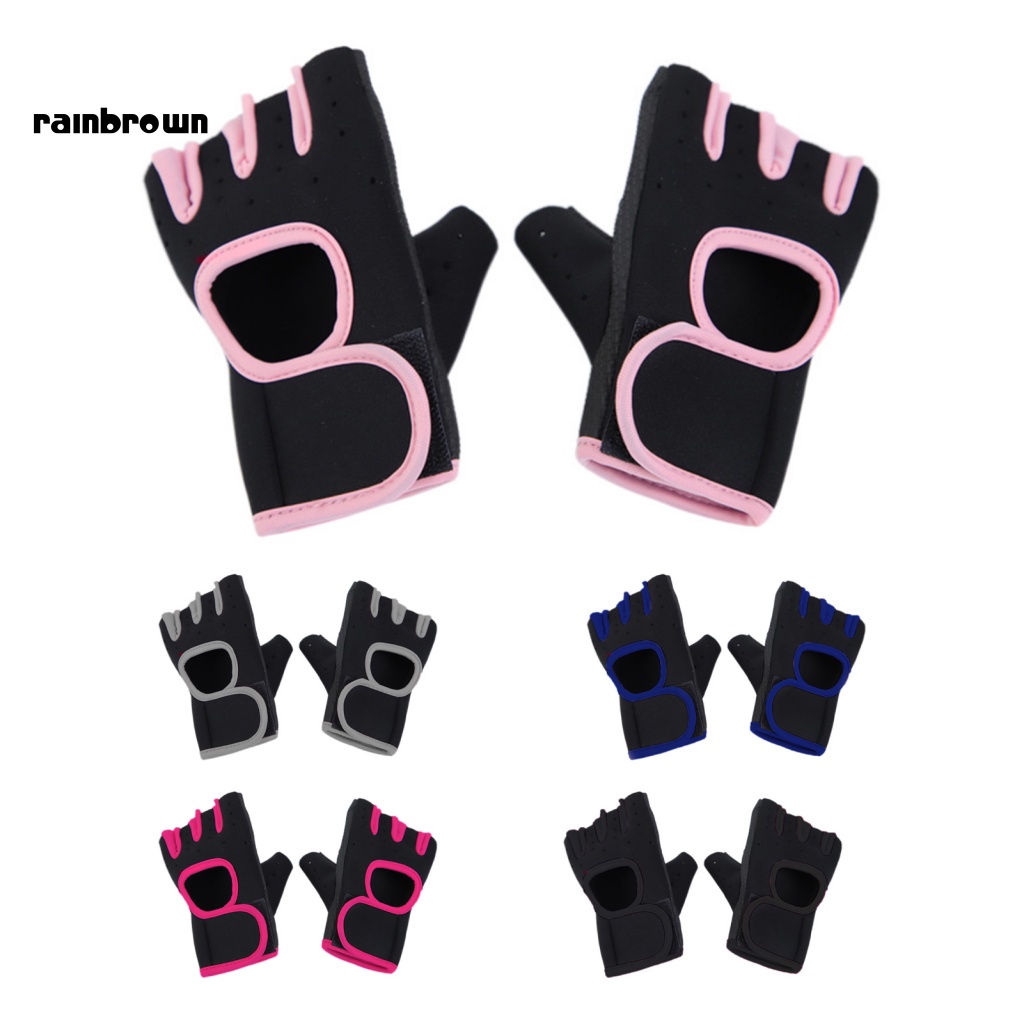 1 Đôi Găng Tay Thể Thao Hở Ngón Chống Sốc Cho Nam Nữ