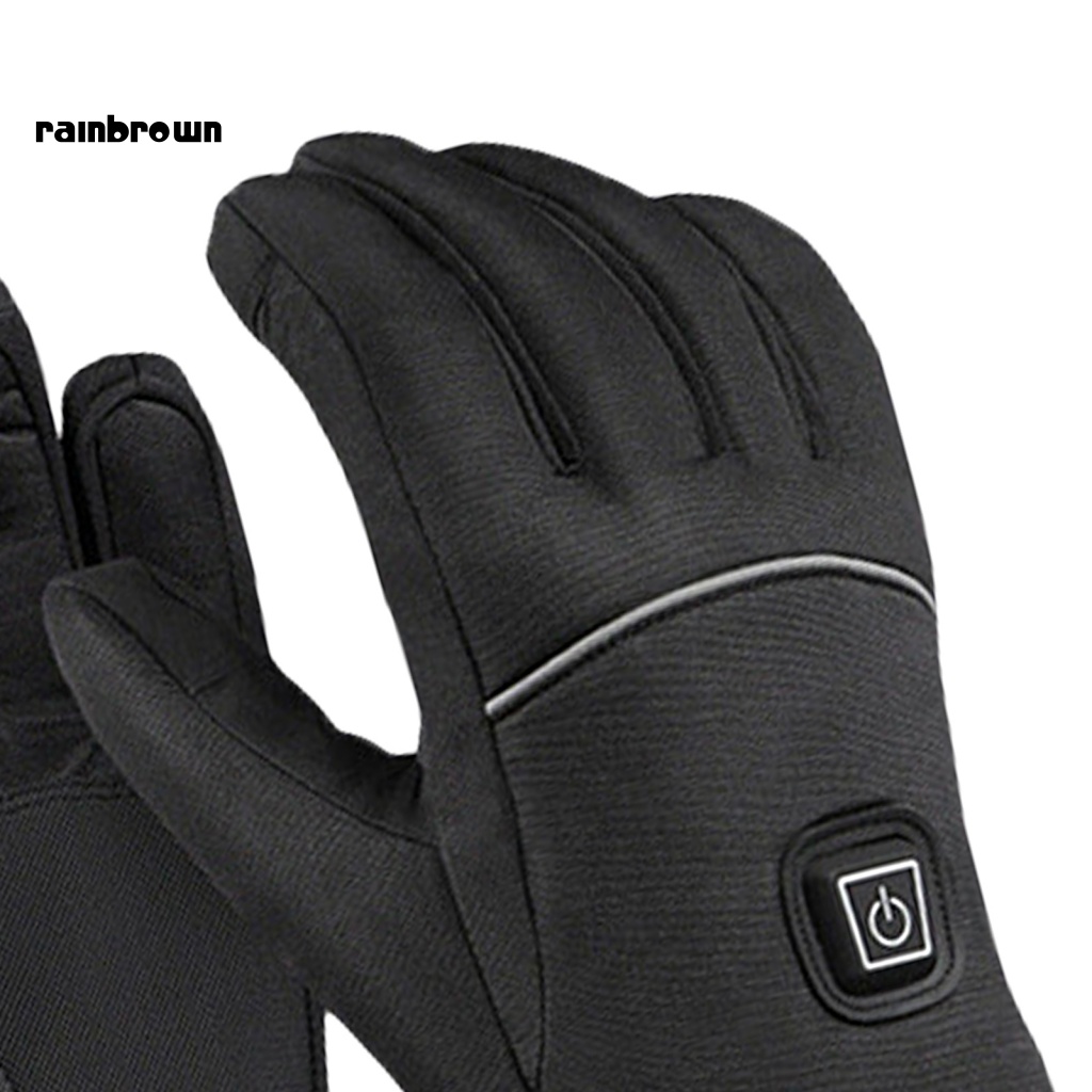 1 Đôi Găng Tay Lái Xe Máy Cảm Ứng 3 Chế Độ Sưởi Ấm Thông Minh Cổng USB
