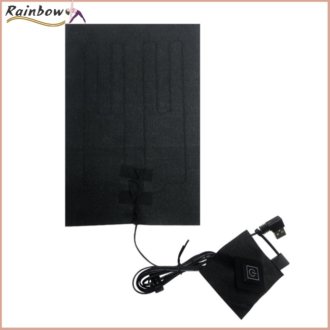 Đệm Sưởi Ấm Bằng Điện 3 Tốc Độ Tùy Chỉnh Kèm Sạc Usb Tiện Dụng Cho Găng Tay / Đế Lót Giày