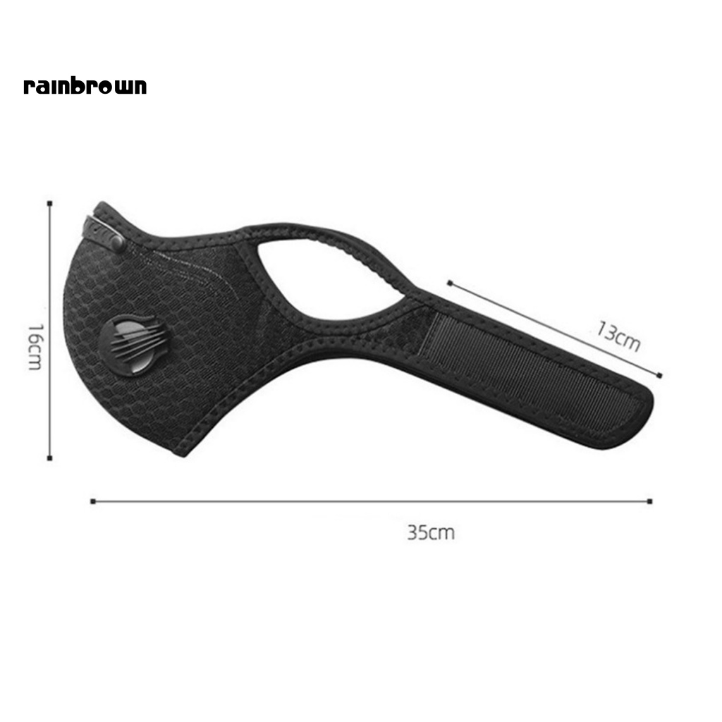 &lt; Rainbrown &gt; Tấm Che Mắt Có Màng Lọc Chống Sương Mù Có Thể Giặt Và Tái Sử Dụng Cho Thể Thao Ngoài Trời