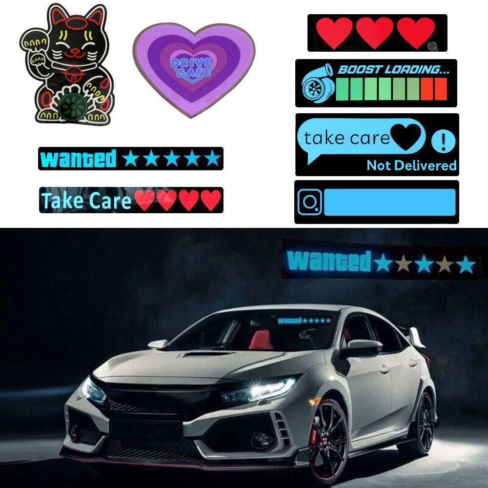 Decal DáN Trang Trí HìNh WONDER LED ThờI Trang Cho Xe Hơi