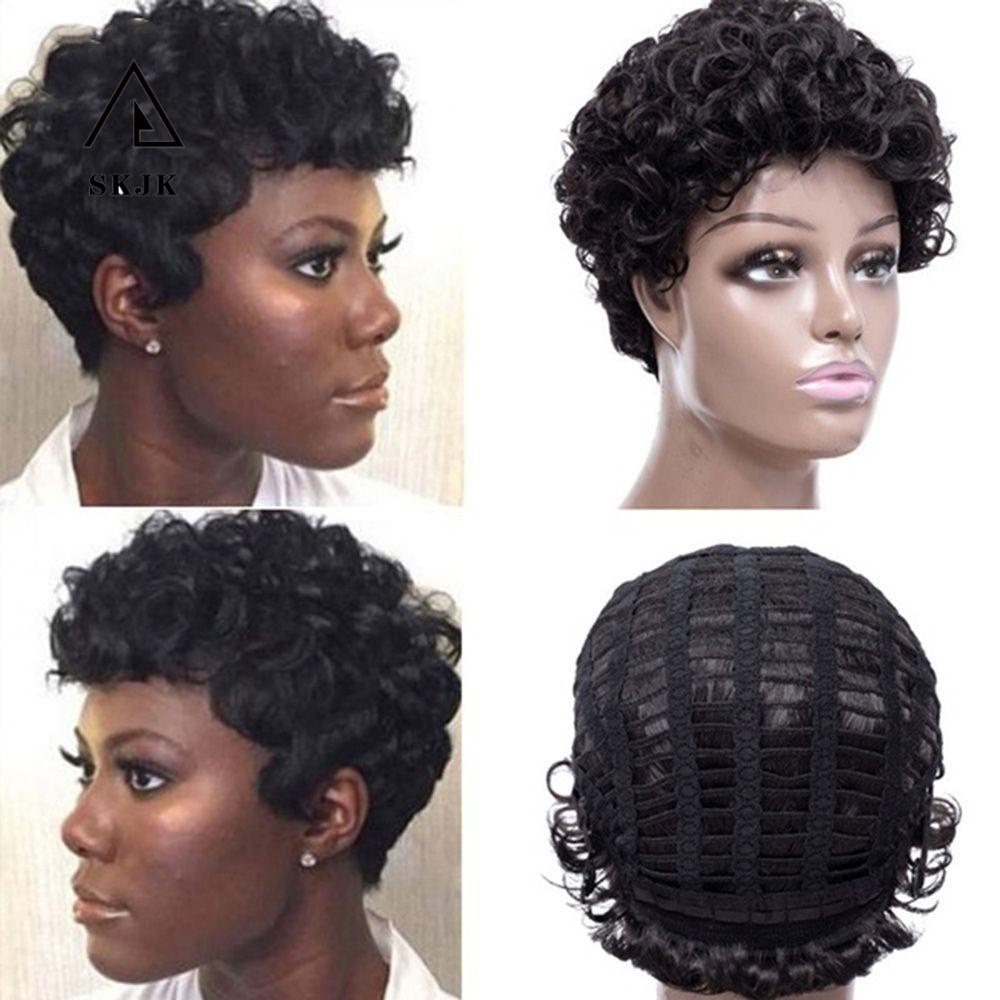 Tóc Giả Ngắn Xoăn Phong Cách Brazil