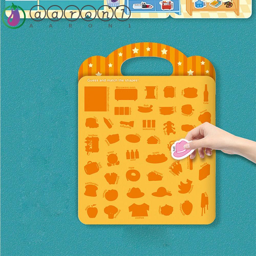 Aaron1 Sách Dán Hình Động Vật Biển Hoạt Hình Chống Nước Giáo Dục Sớm Cho Bé