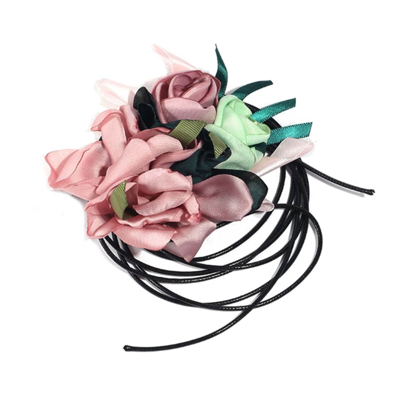 Vòng cổ Mặt Hoa Hồng Đính Đá Sang Trọng Cho Cô Dâu