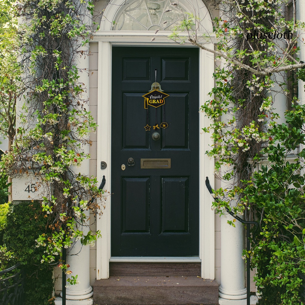 Biển Hiệu Treo Cửa Bằng Vải Nỉ In Họa Tiết Tinh Tế Trang Trí Tốt Nghiệp