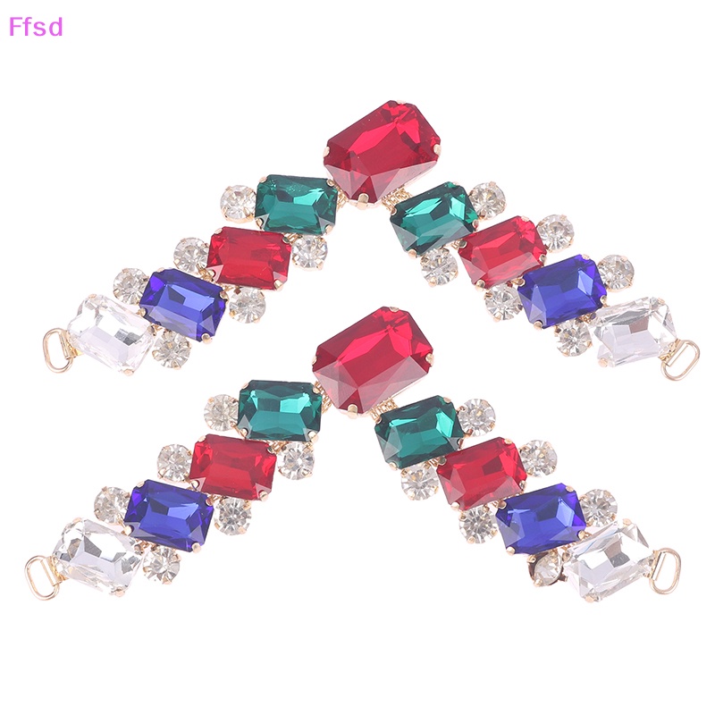 1 Cặp Đầu Nối Dây Xích Đính Đá Trang Trí Bikini / Trang Sức / Trang Trí Quần Áo DIY