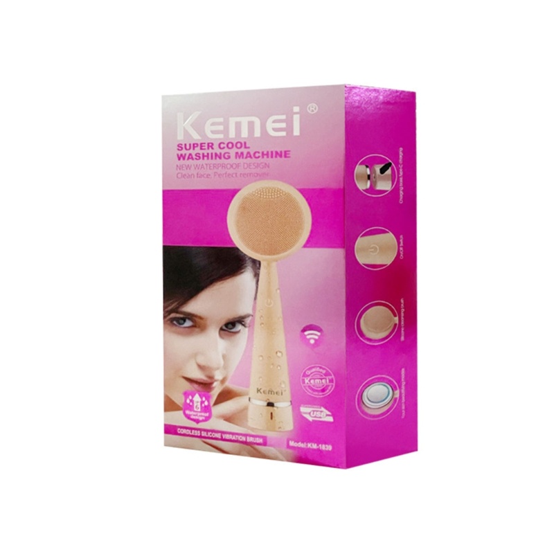 Máy Rửa Mặt Silicone Giúp Làm Sạch Sâu Lỗ Chân Lông Và Dịu Nhẹ