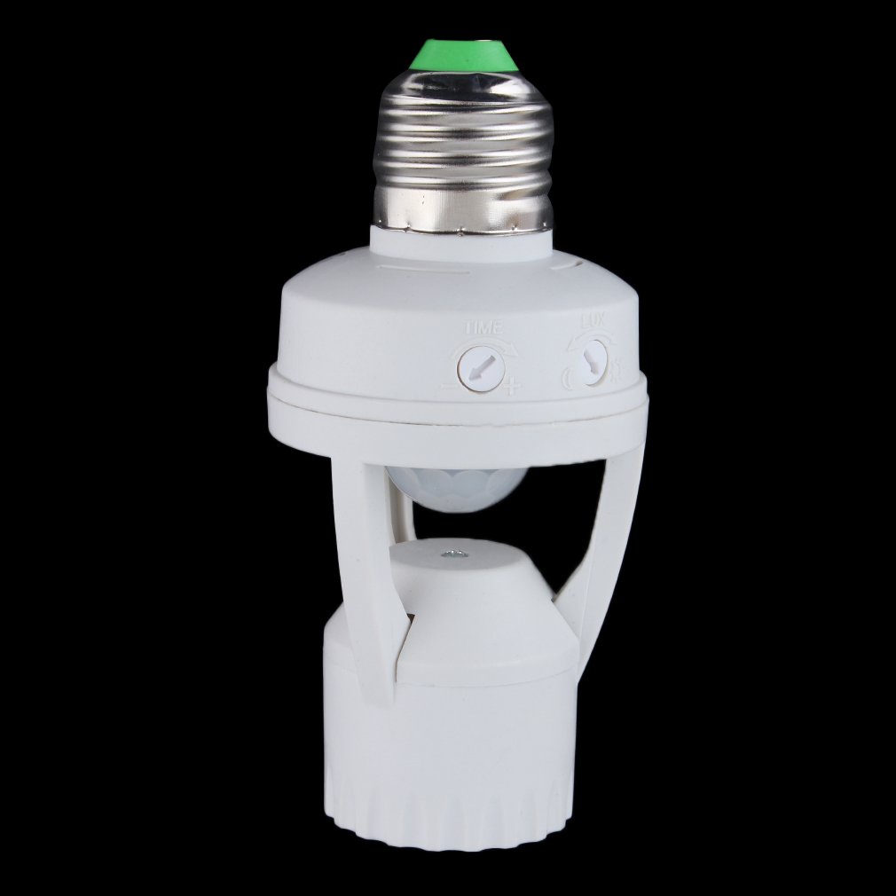 =Christmas=E27 LED Infrared Motion Detection Light Sensor Light Bulb Switch Home