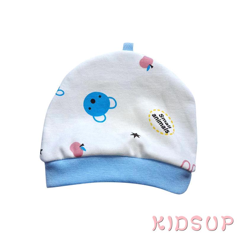 Mũ Beanie Mềm Mại In Họa Tiết Hoạt Hình Dễ Thương Cho Bé Sơ Sinh 1 Tuổi