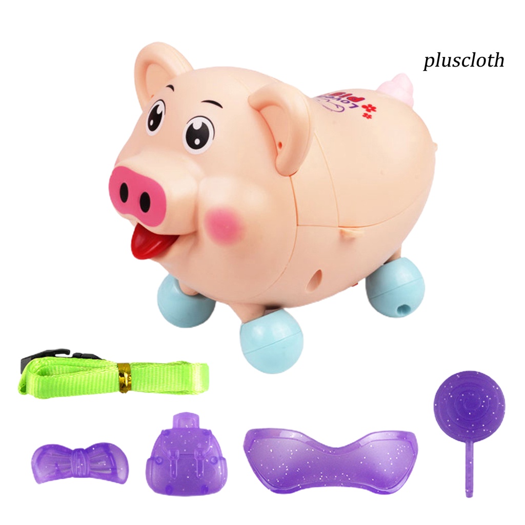 Đồ Chơi Chú Heo Bò Bằng Nhựa Chống Mòn Vui Nhộn Cho Bé