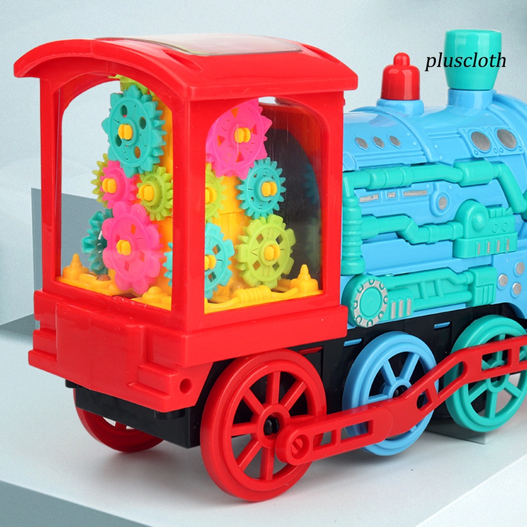 Đồ Chơi Tàu Lửa Điện Bằng Nhựa Chống Mài Mòn Vui Nhộn Cho Bé