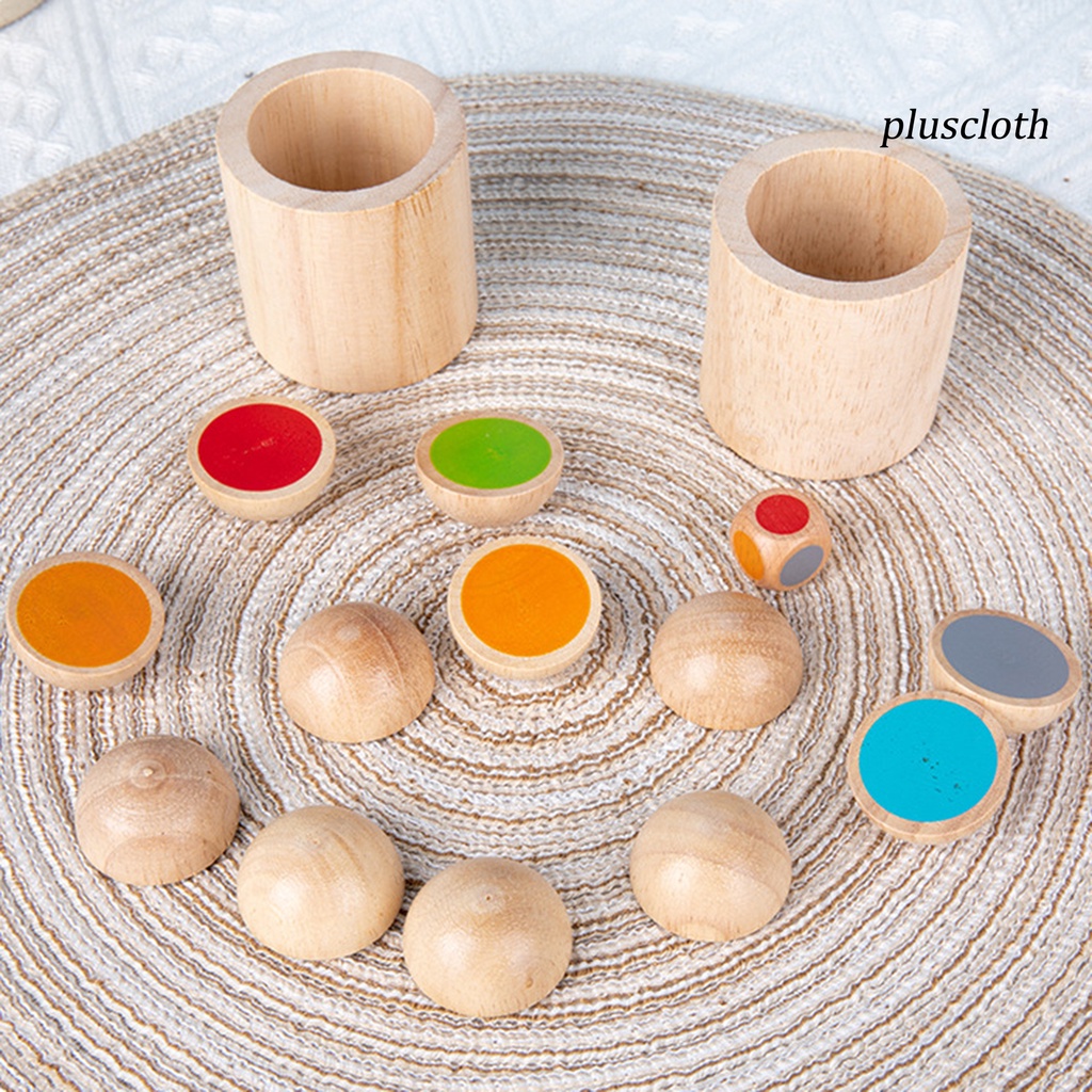 1 Bộ Cờ Vua Bằng Gỗ Ghi Nhớ Màu Sắc Tươi Sáng