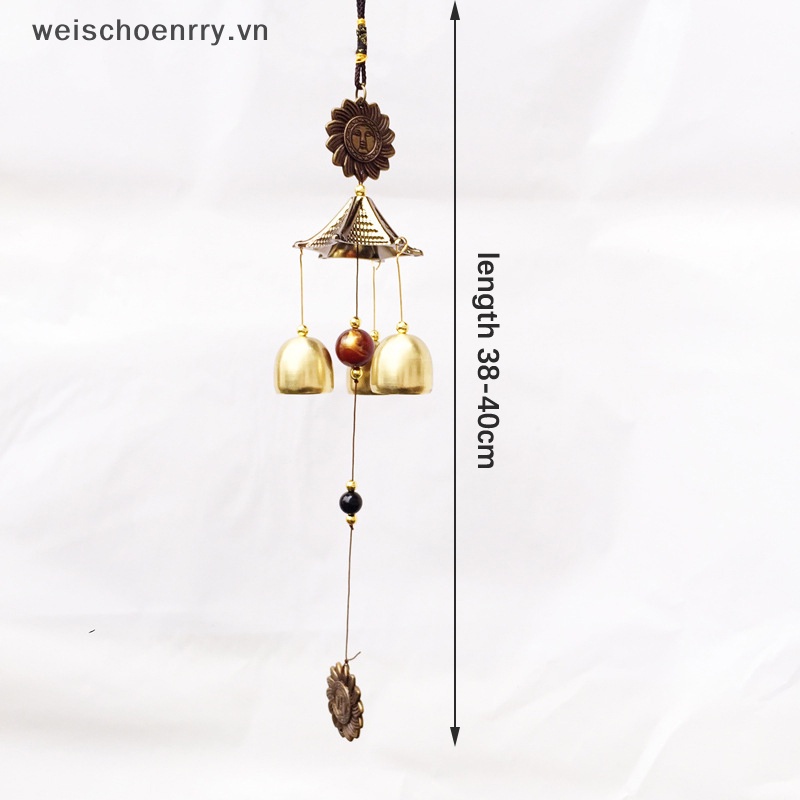 1 Chuông Gió Kim Loại Trang Trí Sân Vườn Phong Cách Trung Hoa