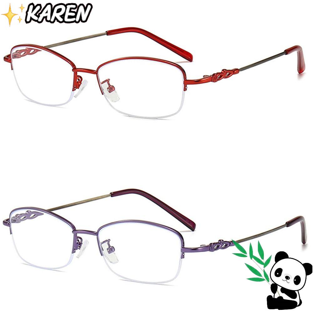 Kính Đọc Sách Nửa Gọng Đơn Giản Chống Ánh Sáng Xanh Thời Trang