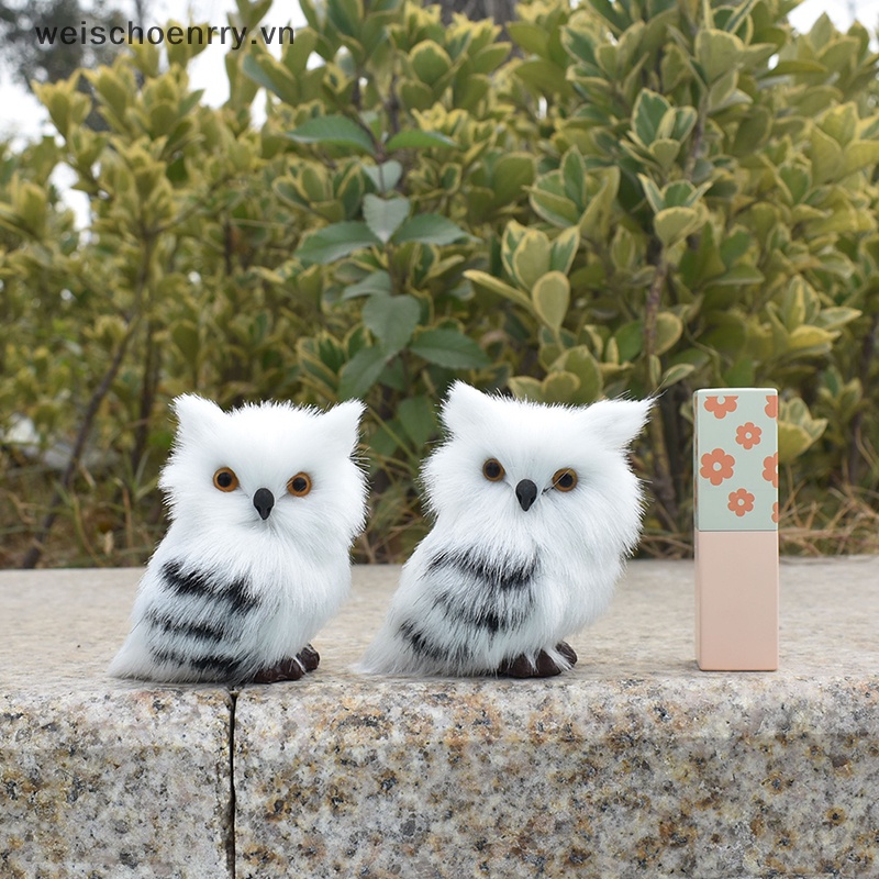 Chim Cú Bằng Lông Nhung Dễ Thương Dùng Trang Trí Giáng Sinh