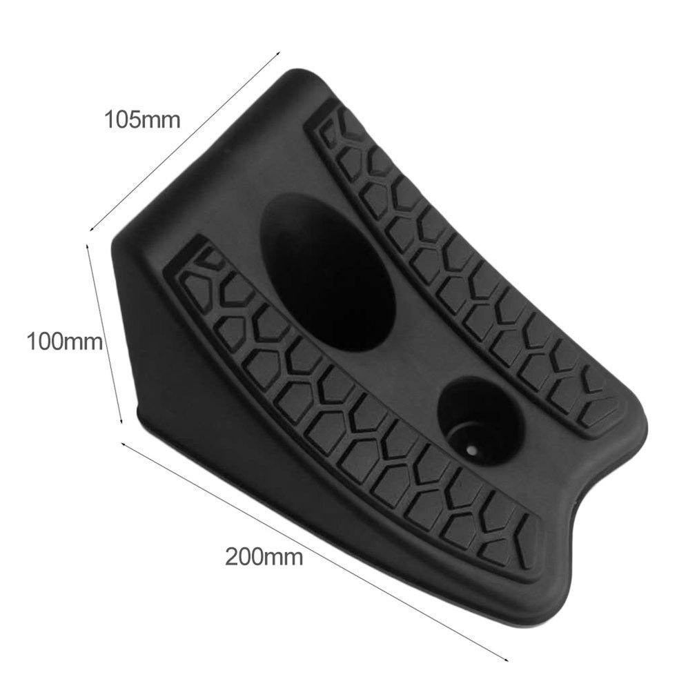 2Pcs/Set Car Auto Anti-Slip Block Pp Material Tyre Slip Stopper Control Wheel Alignment Tire Support Pad [Q/10]