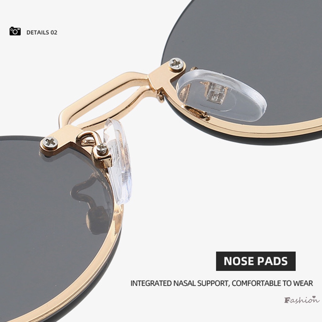 Kính Mát Gọng Oval Nhỏ Bảo Vệ Mắt