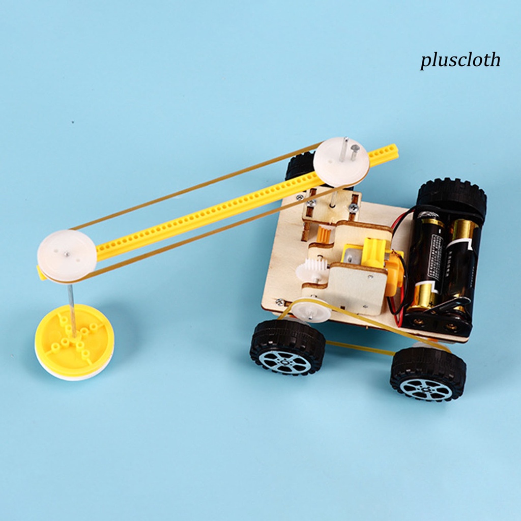 Bộ Đồ Chơi Thí Nghiệm Khoa Học Robot Xe Hơi Bằng Gỗ Đa Năng DIY Cho Bé