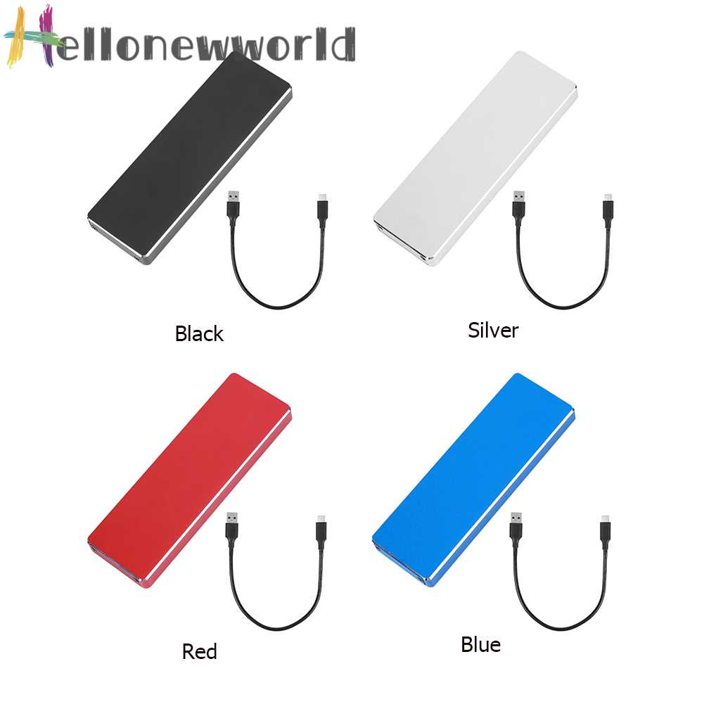 Hộp Đựng Ổ Cứng Ngoài M.2 NGFF SATA SSD 6Gbps Cho 2230 / 2242 / 2260 / 2280