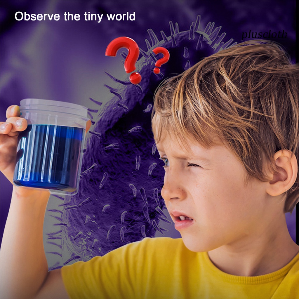 1 Bộ Kính Hiển Vi Cầm Tay Phóng Đại 80-160 Bước Đồ Chơi Thí Nghiệm Khoa Học