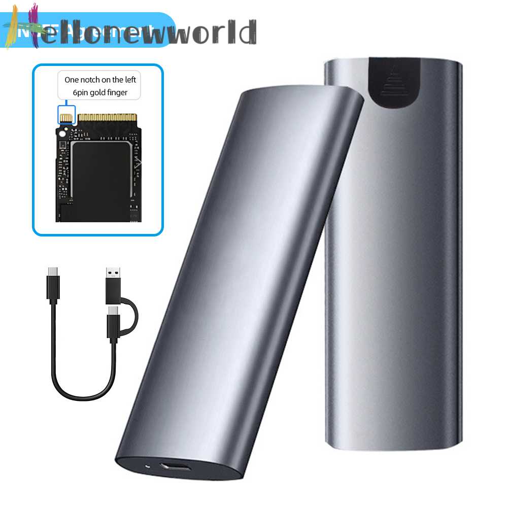 Hộp Đựng Ổ Cứng SSD 2230 / 2242 / 2260 / 2280 SSD M.2 NGFF Sang USB 3.1