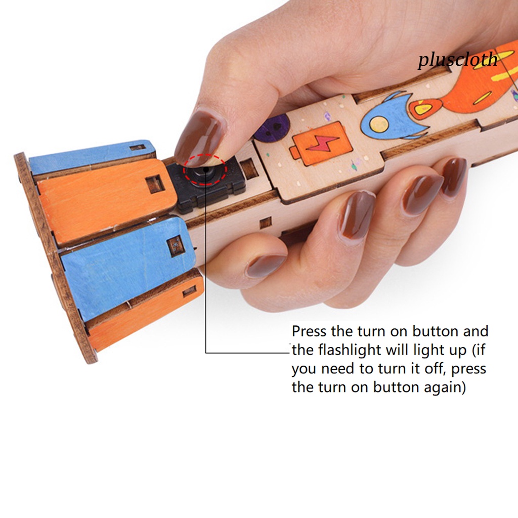 1 Bộ Đồ Chơi Đèn Pin Điện Tử Làm Thủ Công Tương Tác Giữa Cha Mẹ Và Bé