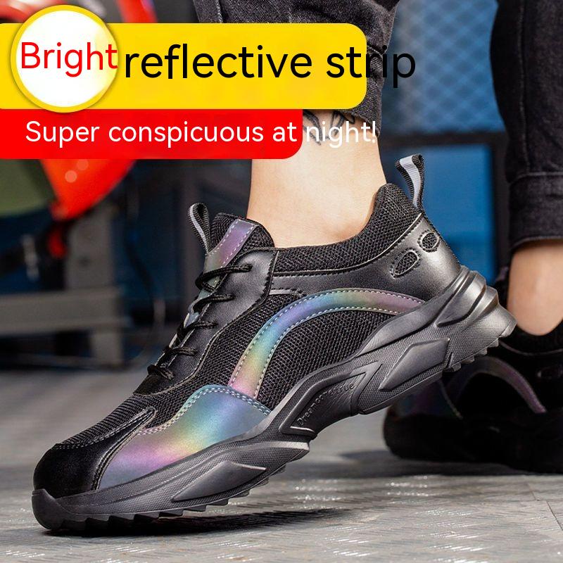 Ultra Giày Bảo Hộ Lao Động Thoáng Khí Siêu Nhẹ Mũi Thép Chống Đâm Thủng