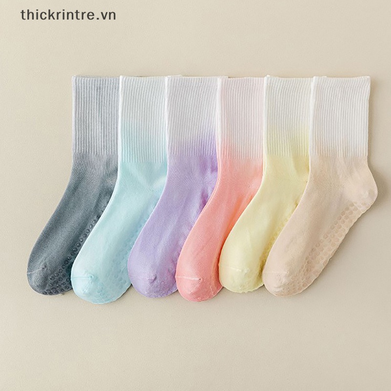 Vớ Silicon Chống Trượt Màu Gradient Dùng Tập Yoga / Thể Hình Chuyên Nghiệp