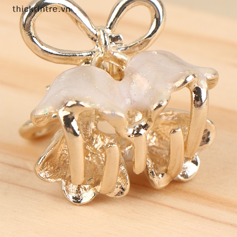 Kẹp Tóc Càng Cua Đính Hoa Mini Thời Trang Cho Nữ