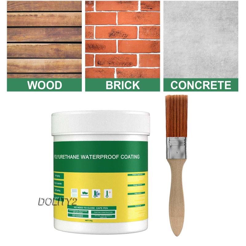 Keo Dán Chống Thấm Nước Vô Hình Cho Tường Xi Măng [Dolity2]