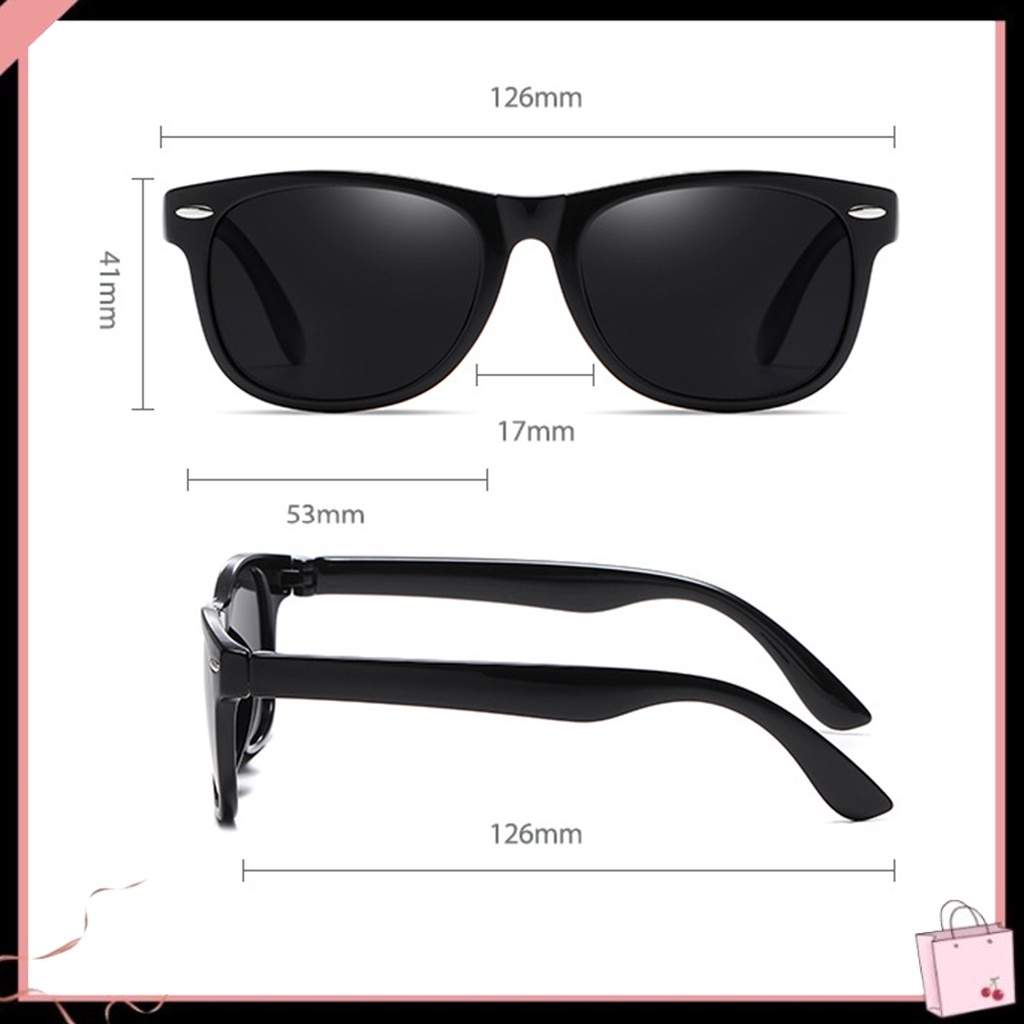 Kính Mát Phân Cực Chống Tia UV400 Chống Lóa Dành Cho Trẻ Em