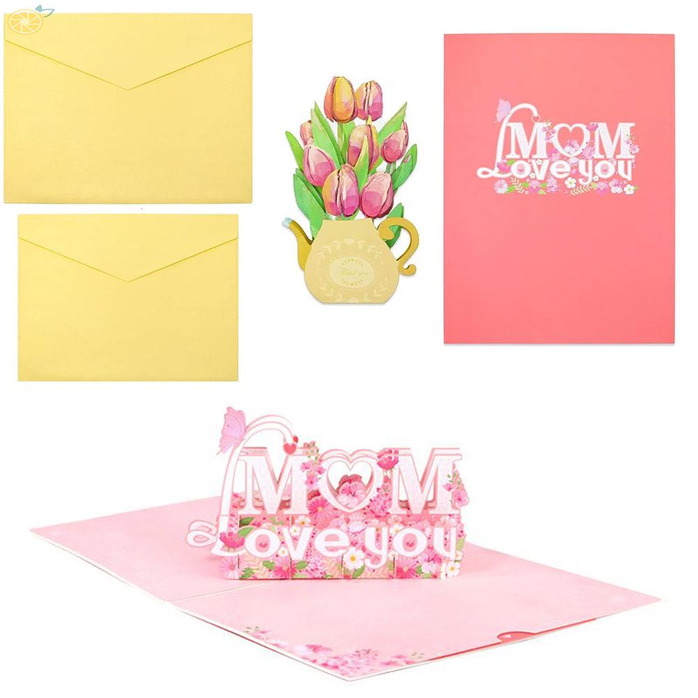 【VARSTR】Make Mom Feel Special on Her Special Day with a Handmade 3D Pop Up Card and Tulip Bouquet
