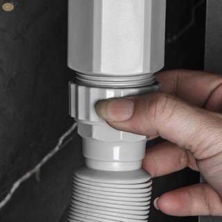 【VARSTR】Drain Pipe Arbitrary Bending Elastic Material Kitchen Hose Sink Deodorant
