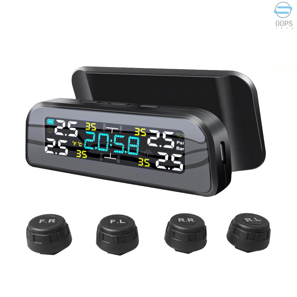 Đồng Hồ Báo Thức Áp Suất Lốp Xe Hơi 360 Độ ° Thiết Bị Cảnh Báo Áp Suất Lốp Xe Có Thể Xoay Được