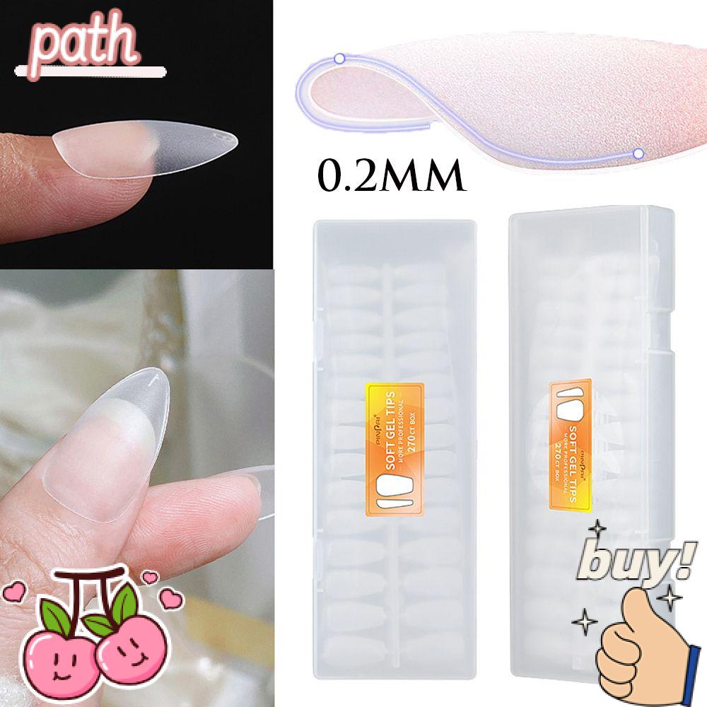 Bộ 270 Móng Tay Giả Ngắn Chuyên Dụng Cho Múa Ba Lê
