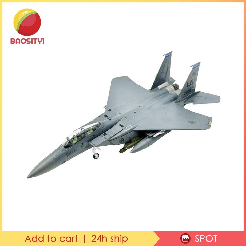 Mô Hình Máy Bay Chiến Đấu Baosity1 1 / 100 F15E Bằng Hợp Kim Kèm Giá Đỡ Cho Phòng Ngủ