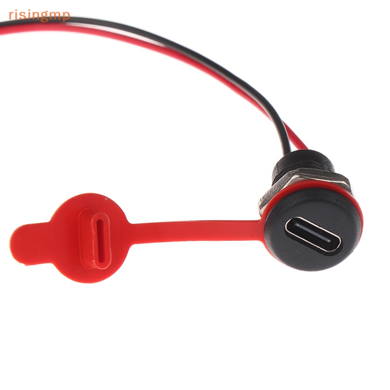 Ổ Cắm Sạc USB-C 2Pin PH2.0 / USB Type-C / Female Chống Nước Kèm Cáp JST