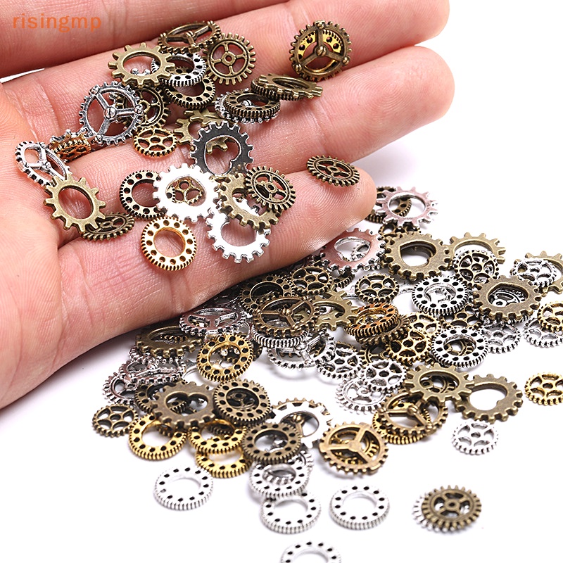 Set 100 Mặt Dây Chuyền Hình Bánh Răng Mini