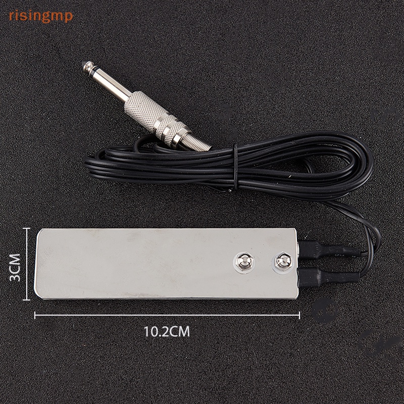 Công Tắc Chân Máy Xăm Mini Bằng Thép Không Gỉ Kèm Kẹp Nguồn