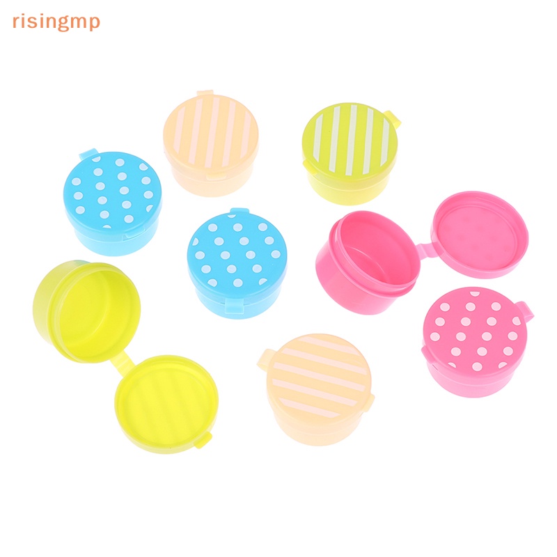 [risingmp] Set 2 Lọ Đựng Nước Sốt / Nước Sốt / Cà Chua Mini Di Động Chia Ngăn Phong Cách Nhật Bản