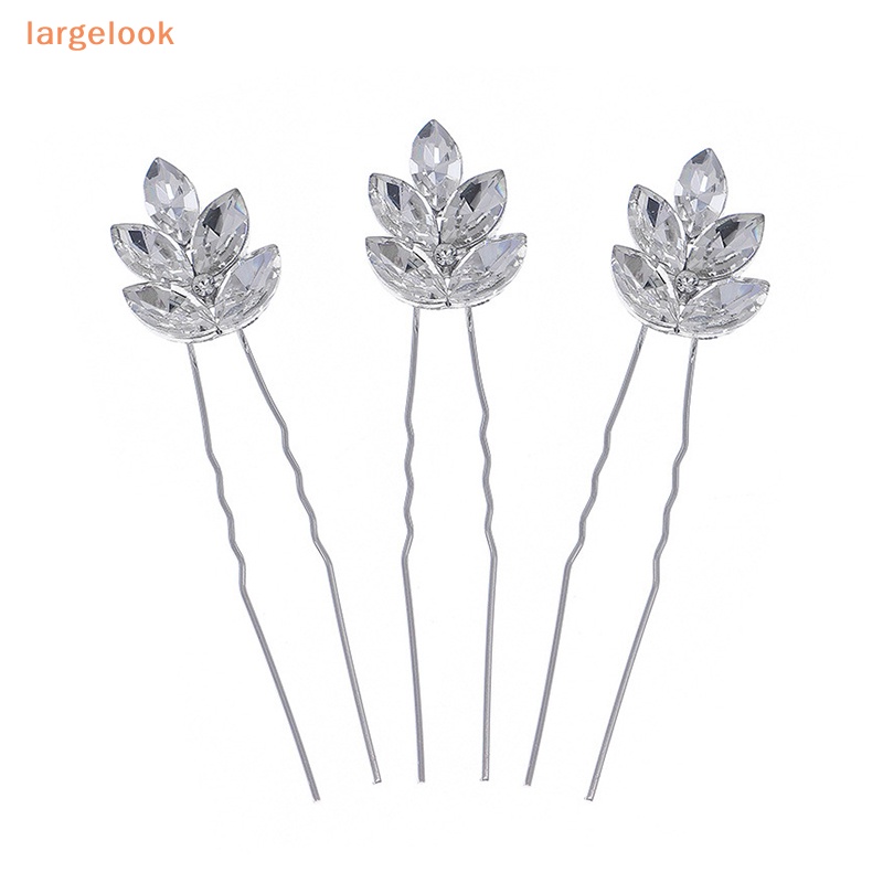 Set 3 Trâm Cài Tóc Đính Đá Nhiều Màu Sắc Thời Trang