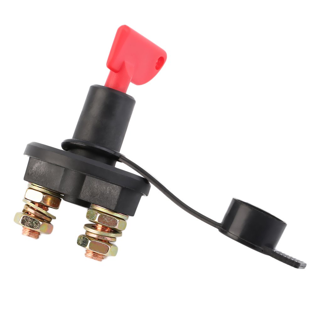 12V/24V Universal Automobile Car Truck Boat Battery Isolator DisconnectOff Power Kill Switch Waterproof [Q/3]