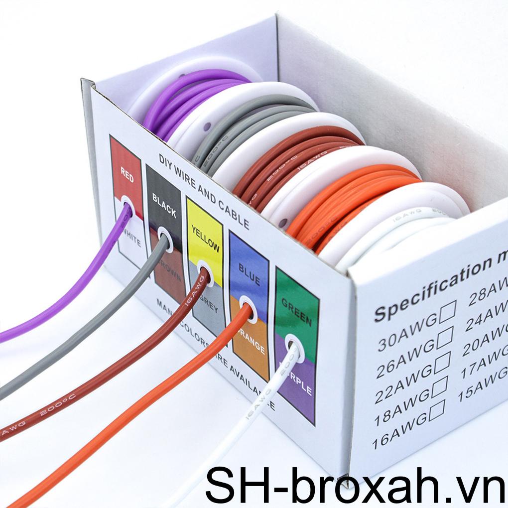 Cuộn Dây Điện 50M 30AWG Chống Mài Mòn Đa Năng Tiện Dụng