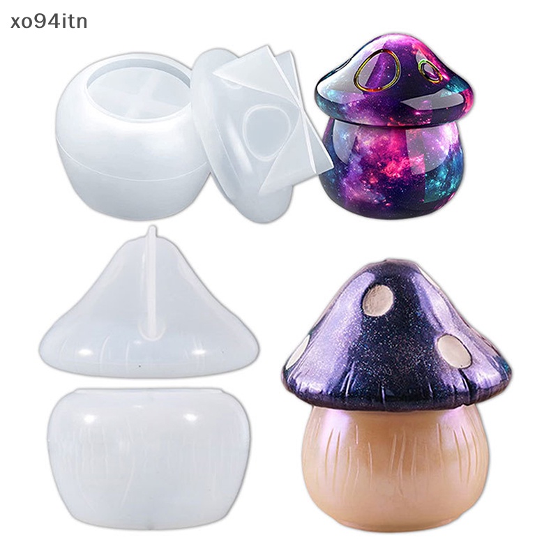 Khuôn Silicone Làm Hộp Đựng Nấm Đa Năng DIY