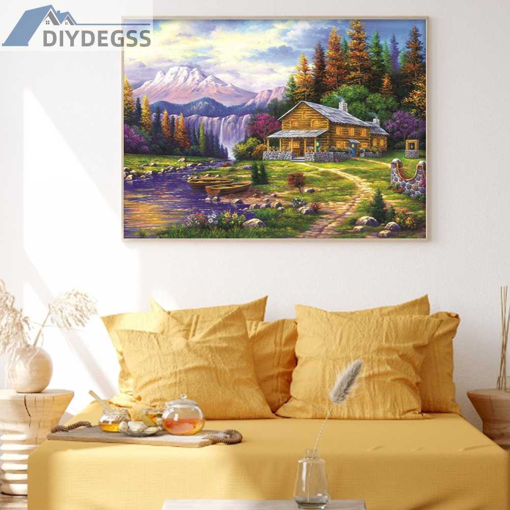 Toàn Bộ Bộ Tranh Thêu Chữ Thập 11CT Hình Phong Cảnh